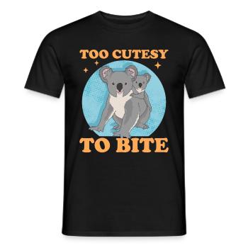 Koala Koalas Koalabär Koalabären Geschenk - Männer T-Shirt - Schwarz - Vorne - AI Model Male 178 light (178cm)
