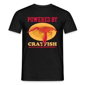 Flusskrebs Edelkrebs Meeresfrüchte Geschenk - Männer T-Shirt - Schwarz - Vorne - AI Model Male 178 light (178cm)