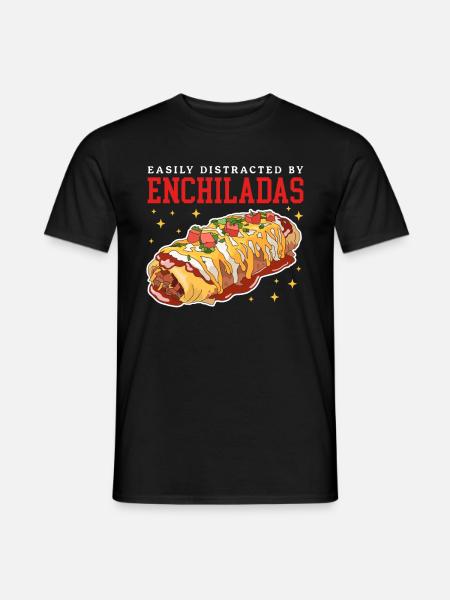 Enchilada Mexican Enchiladas Gift - Men's T-Shirt - black