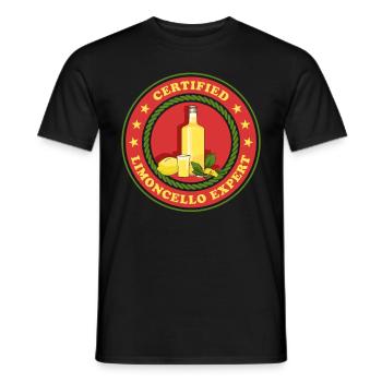 Limoncello Expert Liqueur de Citrons Cadeau - T-shirt homme - noir - Devant - AI Model Male 178 light (178cm)