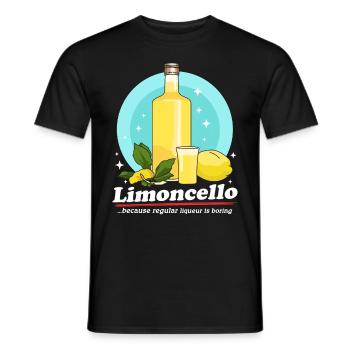 Limoncello Zitronen Limoncellos Likör Geschenk - Männer T-Shirt - Schwarz - Vorne - AI Model Male 178 light (178cm)
