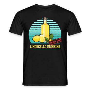 Limoncello Limoncellos Zitronen Likör Geschenk - Männer T-Shirt - Schwarz - Vorne - AI Model Male 178 light (178cm)
