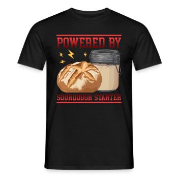 Sourdough Starter | Sourdough Bread Baker Gift - Men's T-Shirt - black - Front - AI Model Male 178 light (178cm)