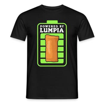 Lumpia Spring Rolls Loempia Gift - Men's T-Shirt - black - Front - AI Model Male 178 light (178cm)