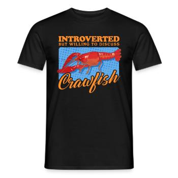 Flusskrebs Edelkrebs Meeresfrüchte Geschenk - Männer T-Shirt - Schwarz - Vorne - AI Model Male 178 light (178cm)