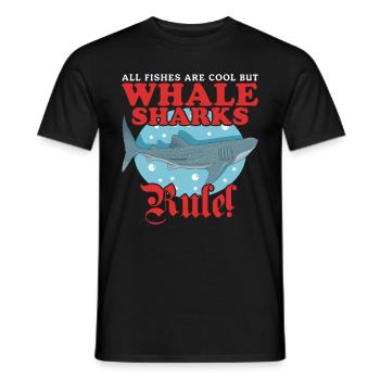 Whale Shark Whale Shark Whale Sharks Whale Sharks Gift - Men's T-Shirt - black - Front - AI Model Male 178 light (178cm)