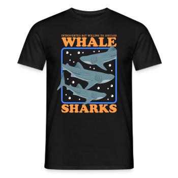 Whale Shark Whale Shark Whale Sharks Gift - Men's T-Shirt - black - Front - AI Model Male 178 light (178cm)