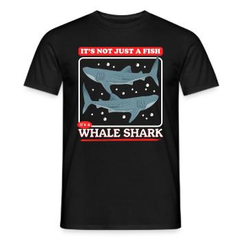 Whale Shark Whale Shark Whale Shark Gift - Men's T-Shirt - black - Front - AI Model Male 178 light (178cm)