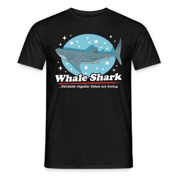 Whale Shark Whale Sharks | cool whale shark gift - Men's T-Shirt - black - Front - AI Model Male 178 light (178cm)