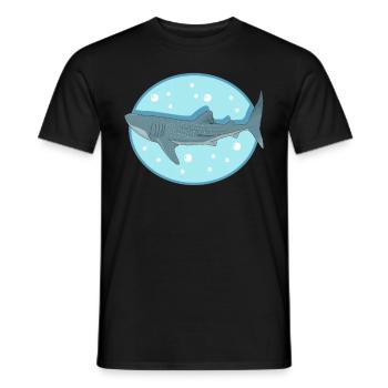 Whale Sharks Whale Shark | cool whale shark gift - Men's T-Shirt - black - Front - AI Model Male 178 light (178cm)