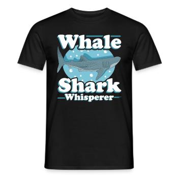 Whale Shark Whale Sharks | cool whale sharks gift - Men's T-Shirt - black - Front - AI Model Male 178 light (178cm)