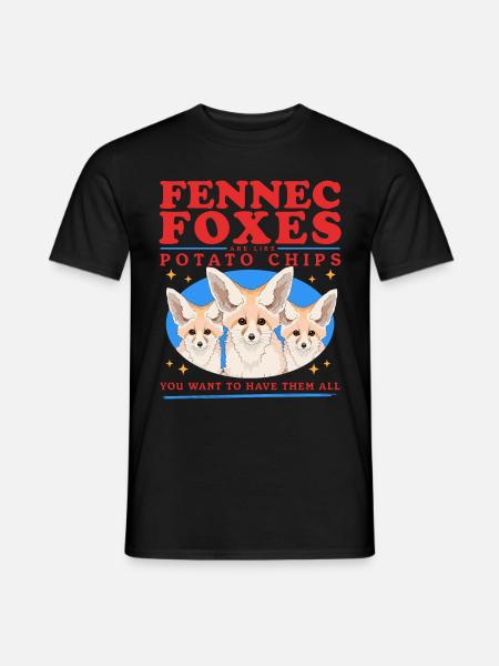 Fennec Desert Foxes Foxes Gifts - Men's T-Shirt - black