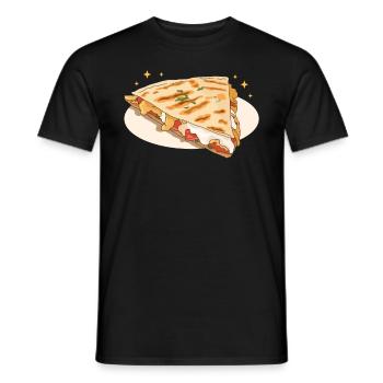 Quesadilla Tortilla Quesadillas Gift - Men's T-Shirt - black - Front - AI Model Male 178 light (178cm)