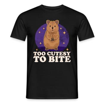 Quokka Kangourou Quokkas Cadeau - T-shirt homme - noir - Devant - AI Model Male 178 light (178cm)