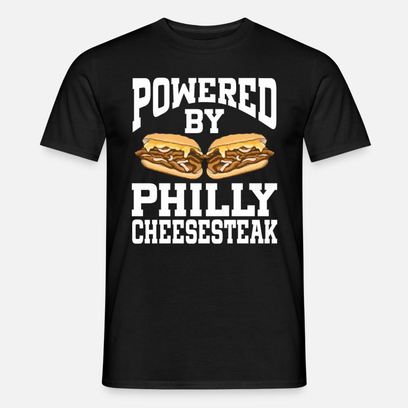 Propulsé par Philly Cheesesteak - T-shirt homme - noir
