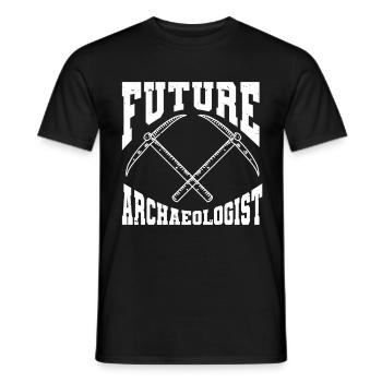 Archéologue Archéologie - T-shirt homme - noir - Devant - AI Model Male 178 light (178cm)