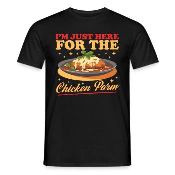 Chicken Parm Chicken Parmesan Geschenke - Männer T-Shirt - Schwarz - Vorne - AI Model Male 178 light (178cm)