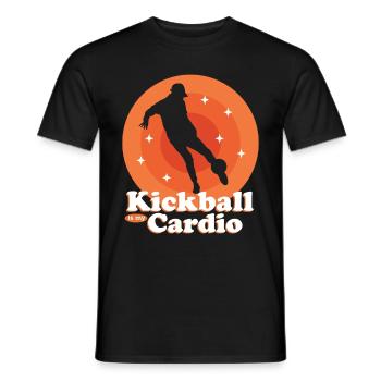 Kickball Kickballer Kickball Cadeau de joueur de kickball - T-shirt homme - noir - Devant - AI Model Male 178 light (178cm)
