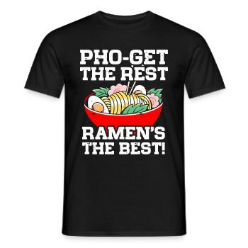 Ramen Lover Soupe de nouilles japonaise Ramen - T-shirt homme - noir - Devant - AI Model Male 178 light (178cm)