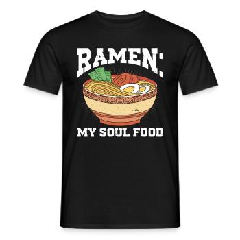 Ramen Lover Japanese Noodle Soup Ramen - Männer T-Shirt - Schwarz - Vorne - AI Model Male 178 light (178cm)