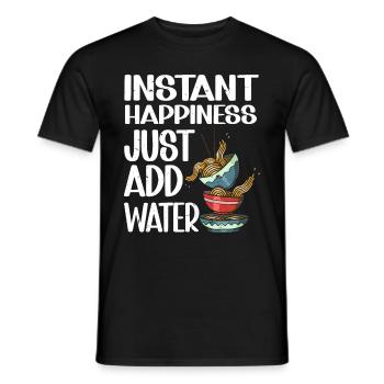Ramen Lover Soupe de nouilles japonaise Ramen - T-shirt homme - noir - Devant - AI Model Male 178 light (178cm)