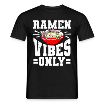 Ramen Lover Japanese Noodle Soup Ramen - Männer T-Shirt - Schwarz - Vorne - AI Model Male 178 light (178cm)
