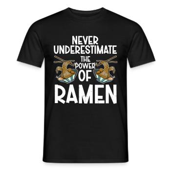 Ramen Lover Soupe de nouilles japonaise Ramen - T-shirt homme - noir - Devant - AI Model Male 178 light (178cm)