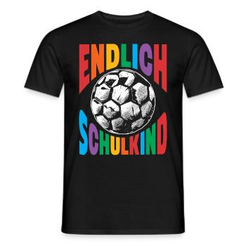 School 1st Grade - Men's T-Shirt - black - Front - AI Model Male 178 light (178cm)