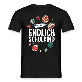 School 1. Grade - Männer T-Shirt - Schwarz - Vorne - AI Model Male 178 light (178cm)