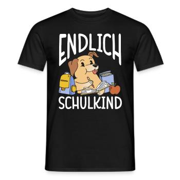 School 1. Grade - Männer T-Shirt - Schwarz - Vorne - AI Model Male 178 light (178cm)