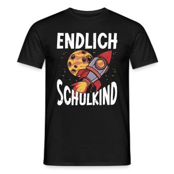 School 1. Grade - Männer T-Shirt - Schwarz - Vorne - AI Model Male 178 light (178cm)