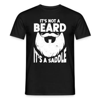 Beard Quote Bearded Men - Männer T-Shirt - Schwarz - Vorne - AI Model Male 178 light (178cm)