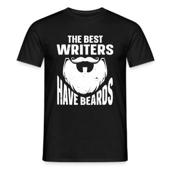 Beard Quote Bearded Men - Männer T-Shirt - Schwarz - Vorne - AI Model Male 178 light (178cm)