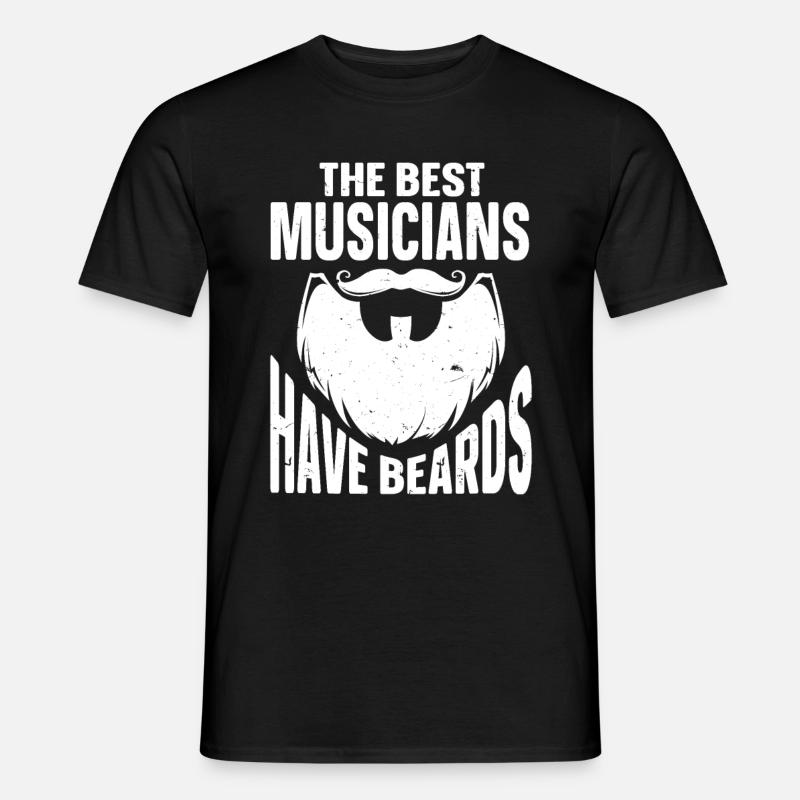 Beard Quote Bearded Men - Männer T-Shirt - Schwarz