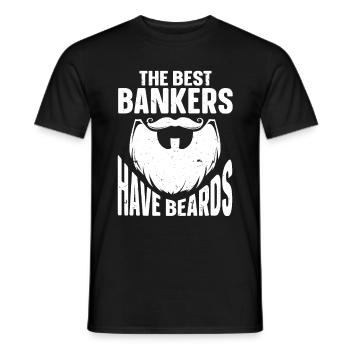 Beard Quote Bearded Men - Männer T-Shirt - Schwarz - Vorne - AI Model Male 178 light (178cm)