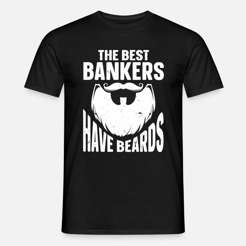 Beard Quote Bearded Men - Männer T-Shirt - Schwarz