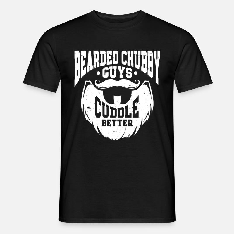 Beard Quote Bearded Men - Männer T-Shirt - Schwarz