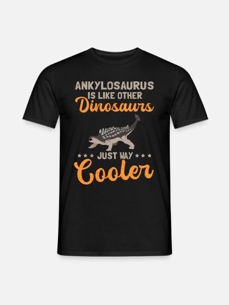 Ankylosaurier Dinosaurier Ankylosaurus Geschenk - Männer T-Shirt - Schwarz
