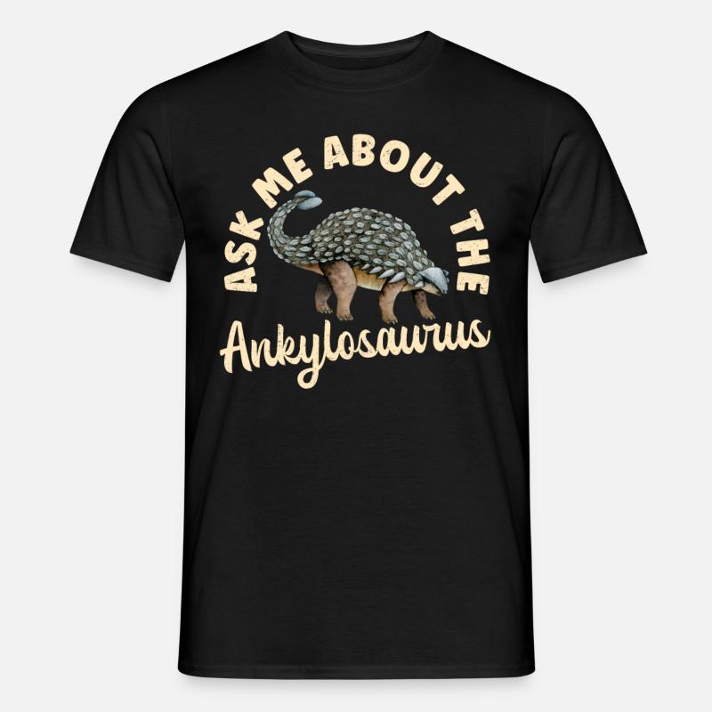 Ankylosaurus Dinosaurier Ankylosaurier Geschenk - Männer T-Shirt - Schwarz