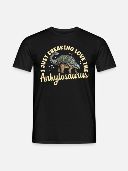 Ankylosaurus Ankylosaur Dinos Gift - Men's T-Shirt - black