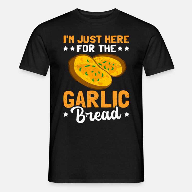 Garlic Bread Garlic Breads Gift - Men’s T-shirt - black