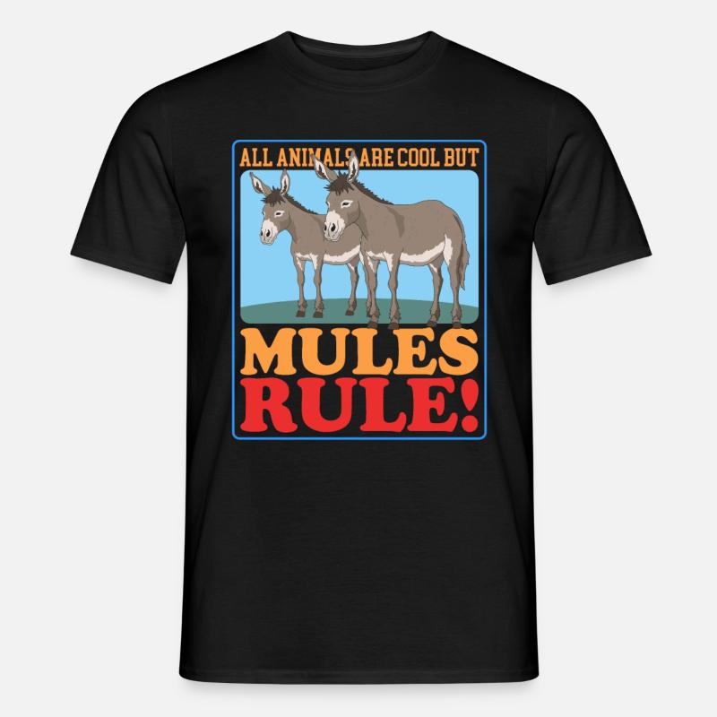 Maultier Maulesel Muli Maultiere Mulis Geschenk - Männer T-Shirt - Schwarz