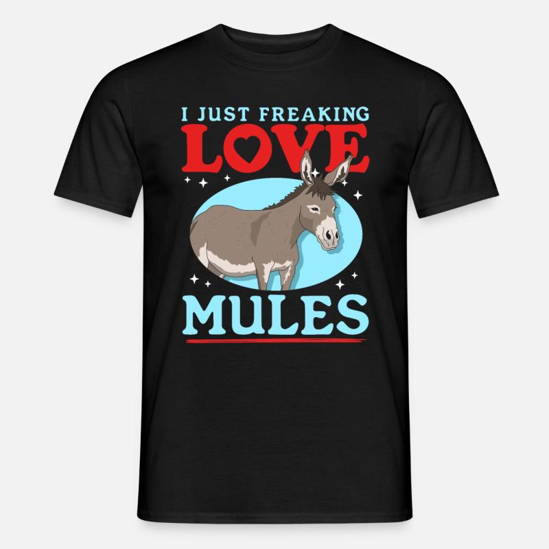 mule mule mule gift - Men’s T-shirt - black