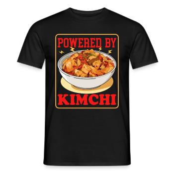 Kimchi Korean Food Dish Kimchi Gift - Men's T-Shirt - black - Front - AI Model Male 178 light (178cm)