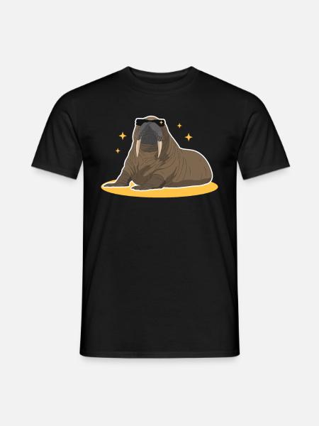 Walrus Walrus Gift - Men's T-Shirt - black