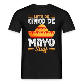 Cinco De Mayo Cadeau Fiesta Mexicain - T-shirt homme - noir - Devant - AI Model Male 178 light (178cm)