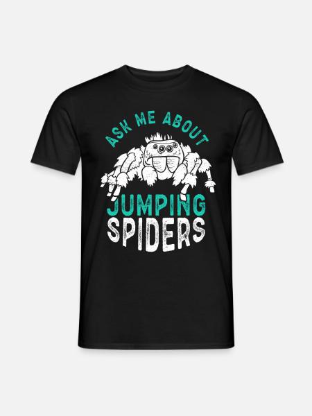 Jumping Spider Jumping Spider Gift - Men's T-Shirt - black