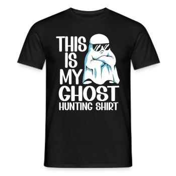 This Is My Ghost Hunting Shirt Paranormal Hunter - Männer T-Shirt - Schwarz - Vorne - AI Model Male 178 light (178cm)