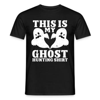 This Is My Ghost Hunting Shirt Paranormal Hunter - Männer T-Shirt - Schwarz - Vorne - AI Model Male 178 light (178cm)