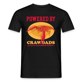 Flusskrebs Edelkrebs Meeresfrüchte Geschenk - Männer T-Shirt - Schwarz - Vorne - AI Model Male 178 light (178cm)